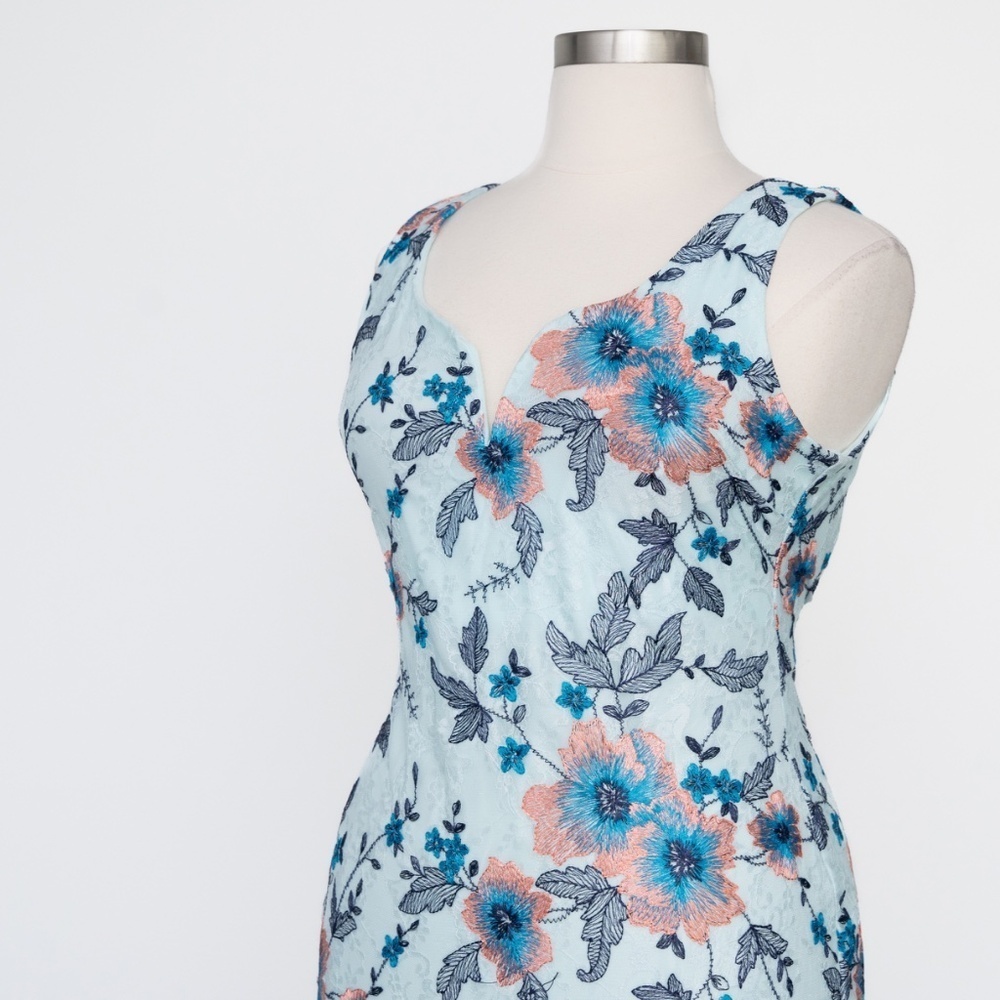 Guess - New! Sweetheart floral sheath‎ dress - Picture 8 of 13